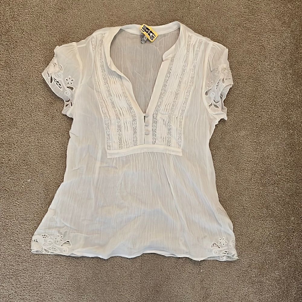 Joie White XS Top New